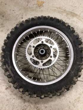 94421-18044-00 Yamaha Wr250f Wheel With Brake Disc And Sprocket