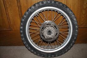 94421-18468-00 Yamaha 2008 - 2023 Xt250 Xt 250 Rear Wheel Rim And Sprocket