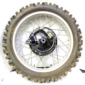 94425-18218-00 Yamaha 1979 Yz 400 Rear Wheel Assembly Oem#