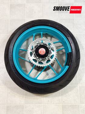 B7n-25338-00-98 Yamaha 2021-2025 Mt09 Mt-09 Oem Rear Back Wheel Rim Tire Sprocket Rotor Teal