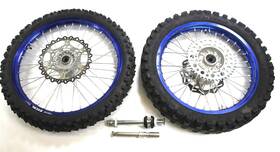 B9u-25102-10-00 Yamaha 2021 Yz250 Factory Excel Wheels Rims 21 Inch -19 With Axles And Rotors Oem