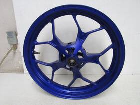 Bs7-f-5m Yamaha Yzfr3 Yzf R3 300 Front Wheel Rim Blue Stock Oem Dd16-86