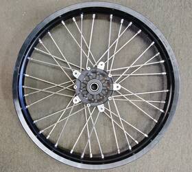 Bw3-25111-00 Yamaha Xtz7 Tenere 700 Front Wheel Black Rim