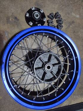 Bw3-25311-00-00 Yamaha 2023 Tenere 700 Rear Wheel Assembly