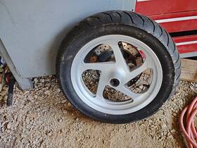 Ckmt3.00 Yamaha J14m/ckmt3.00 2008 Majesty 400 Front Wheel And Tire