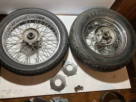 Cxtmt4.50 Yamaha J15m/cxtmt4.50 2005 V Star 1100 Wheel Set Needs Tires Oem