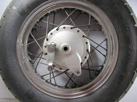 Mt2.75x15 Yamaha 95 - 07 Xv Virago 250 Xv250 Oem Rear Rim Hub Sprocket Brake Mt 2.75x15 Mc