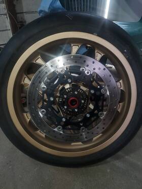 Yamaha R-60 2cr Y-1 2015-2024 R1 Oem Gold Wheels. Wheels Only