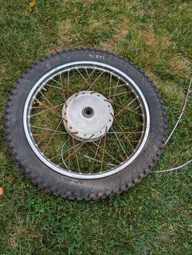 Rt1tire Yamaha 1971 Rt1 360 71 Front Wheel
