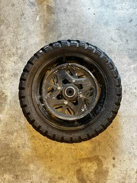 23-08056-4 Zero Engineering 2016 Ds Motorcycle Rear Wheel 17in Black Used