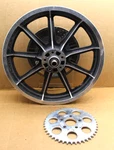 Harley Xlcr 1977 18 Rear Wheel Spoke Cafe Racer Amf & Sproket Oem 43539-79. Fixed Price $552.43.