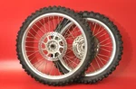 1995 1996 Honda CR125R Front Rear Wheel Tire Rim Hub Assembly Set. Fixed Price $212.49.