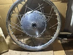 1981 Honda CM400E Front Wheel Rim 44701-447-671. Fixed Price $25.00.