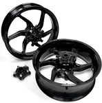 Core Moto APEX-6 Forged Wheels Fit Gsxr 1000 2017-2025 Gloss Black Front & Rear. Fixed Price $2949.00.