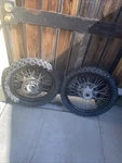 2001 YZ250 Tires & Rims Set Yamaha. Fixed Price $259.65.