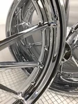 Harley Breakout Wheels Softail Set 2013 -26 Custom Chopper Rims Chrome Exchange. Fixed Price $1899.00.