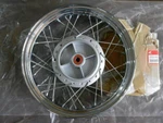 Honda Ca Cmx 125 250 C2 Rear Wheel Complete Genuine Nos. Fixed Price $524.07.