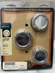 Harley '00-10 Fx Softail Chrome Fluted Covers Fork Steering Stem Tree Nuts. Fixed Price $34.99.
