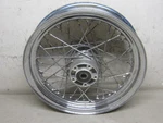 Harley '05 Flstn 16" Front Wheel, 43005-00, Good And Straight, Some Rust, #4736. Fixed Price $125.00.