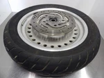 09 Harley Softail Fat Boy Flstf Front Wheel 17" Rim Brake Rotor Tire 41038-08. Fixed Price $222.80.