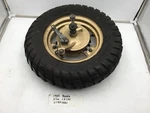 Oem 1985 1986 Honda Elite CH250 Front Wheel 42701-KM1-000 Hub & Drum Brake Gold. Fixed Price $149.99.