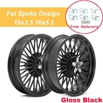 For Harley Softail 16X3.5 16X5.5 Spoke Wheels Rims Fatboy Flstf Deluxe Flstn. Fixed Price $563.99.