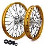 21"+19" Spoked Wheel Gold Rim Set For Honda CRF450R 14-25 CRF250RX/450RX. Fixed Price $380.00.