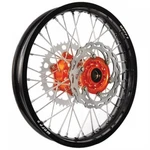 Warp 9 Complete Wheel Kit - Rear 18 X 2.15 Black Rim/orange Hub/silver Spokes. Fixed Price $442.05.