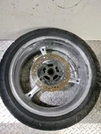 2005-2008 Suzuki Gsxr 1000 Chrome Oem Rear Wheel Rim With Tire & Rotor..straight. Fixed Price $99.00.