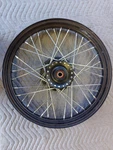 2009-2016 Triump Bonneville T100 Front Wheel Black. Fixed Price $445.00.