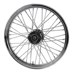 Chrome Front 40 Spoke Wheel 19"X 2.15" Harley Fxd Dyna 2000-03 Sportster 2000-07. Fixed Price $299.95.