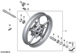 Bmw Front Cast Iron Rim (3.0X19) - R1300GS 36315A65AA5 (item Image). Fixed Price $1009.20.