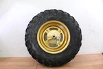 1987 Yamaha BW200 Front Wheel Rim Hub W/ New Brake Shoes Bearings & Seals. Fixed Price $399.00.