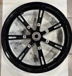 Harley H-d Gloss Black 7-SPOKE Abs 18X3.5 Front Wheel Rim 2009-24 B3 43300627. Fixed Price $388.00.
