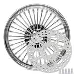 18X3.5 Fat Spoke Rear Wheel Rim Rotor For Harley Dyna Low Rider Fxdl Street Bob. Fixed Price $409.59.