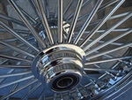 21X3.5 New 48 Fat King Spoke Front Wheel 08-UP Harley Flt Touring Baggers. Fixed Price $609.99.