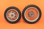 2006 04-13 Ktm 50SX Oem Front Rear Wheel Set Hub Rims Spokes Tire Center. Fixed Price $349.99.