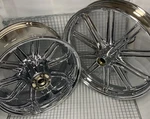 Harley Breakout Softail 2018 -24 Wheels Fxbrs & Anx Rims Chrome Exchange. Fixed Price $1950.00.