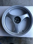 Bmw K1100LT R1100RT R1100RS & R850R Cast Silver Rear Wheel Rim. Fixed Price $80.00.