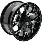 Quadboss Barbwire Wheel 14X7, 4/156, 4+3, Black/machined RT-GW081147156MBA. Fixed Price $209.65.
