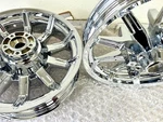 Harley Impeller Wheels Chrome 2009 -2020 Road Glide Street Touring Oem. Fixed Price $1490.00.