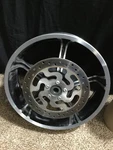 Oem 2009-24 Harley-davidson Touring 18"X5" Enforcer W/rotor Rear Wheel. Fixed Price $449.99.