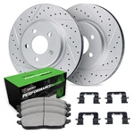 Bmw M3 01-05 Drilled & Slotted Front Brake Kit Performance Sport Pads. Fixed Price $434.55.