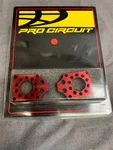 Pro Circuit Red Axle Blocks Honda CRF150 07-19 20 21 22 23 24 25 Clearance. Fixed Price $47.02.
