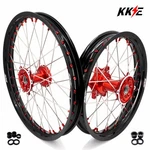 Kke 21/19'' Cast Wheels Rims Set Fit Honda CR125R CR250R 2000-2001 Red Nipples. Fixed Price $449.00.