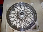 16 X 3.5 Wheel Chrome Front Rim Harley 60 Spokes. Fixed Price $229.99.