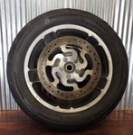 13 Harley Touring Road Glide Fltrx Rear 16X5" Wheel Rim Tire & Rotor 40900194. Fixed Price $116.25.