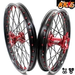 Kke 21/18 Wheels Red Hubs Cnc For Honda CR250R CRF250R CRF450R 2002-2012 Spokes. Fixed Price $597.55.