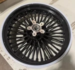 17X3.5 Spoke Wheels Rim For Harley Softail Fatboy Flstf Dyna Wide Glide. Fixed Price $250.00.