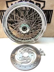 Ride Wright Harley '02-07 Touring Rear Wheel 16X3.5" Laced 60 Spoke Chrome Rim. Fixed Price $429.99.